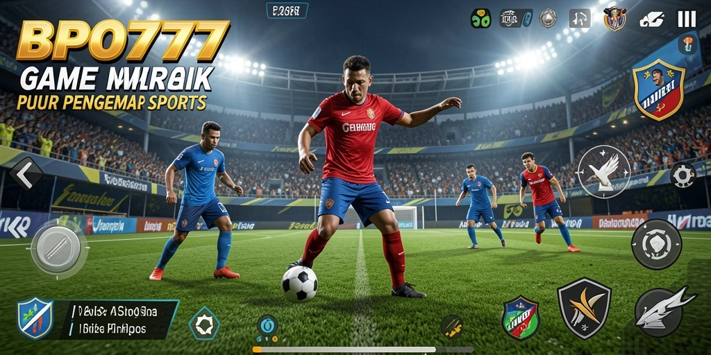 Tangkapan layar gameplay BPO777 yang menampilkan aksi olahraga seru.