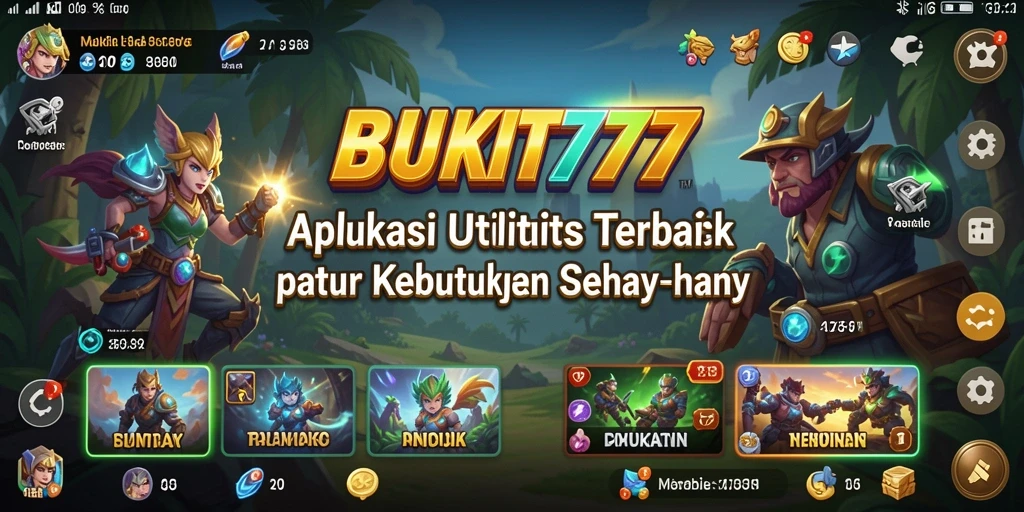 Tampilan fitur pengingat dan alat pengelola waktu BUKIT777.