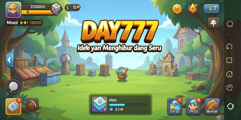 Tampilan gameplay Idle yang menarik dan interaktif.