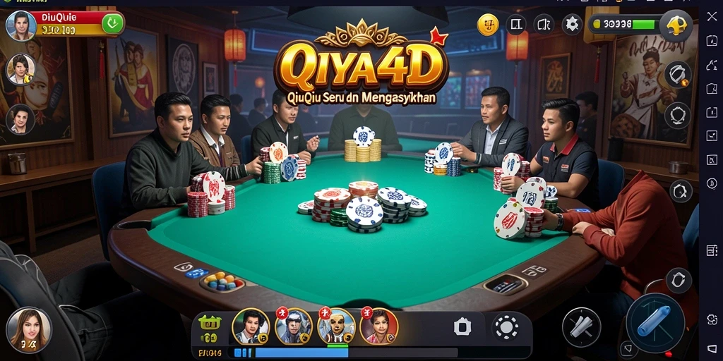 Tampilan gameplay QiuQiu yang menarik dan seru.