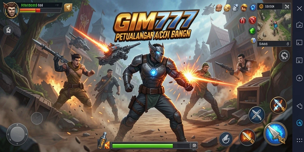Tampilan gameplay GIM777 yang mendebarkan dan penuh aksi.