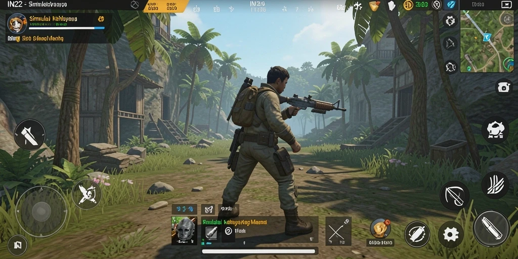Screenshot IN22 menampilkan momen gameplay penuh interaksi dan eksplorasi.