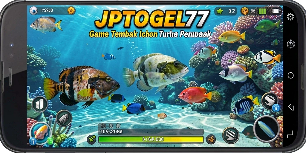 Screenshot gameplay JPTOGEL77 menampilkan aksi menembak ikan yang seru.