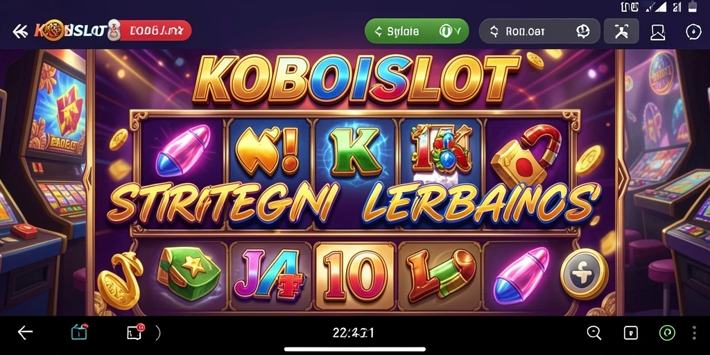 Menampilkan gameplay KOBOISLOT yang mendebarkan dan penuh strategi.