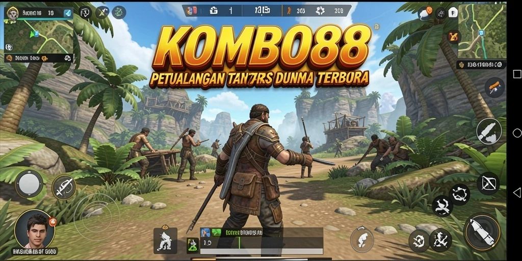 Tampilan menarik dari gameplay KOMBO88 dalam dunia terbuka.