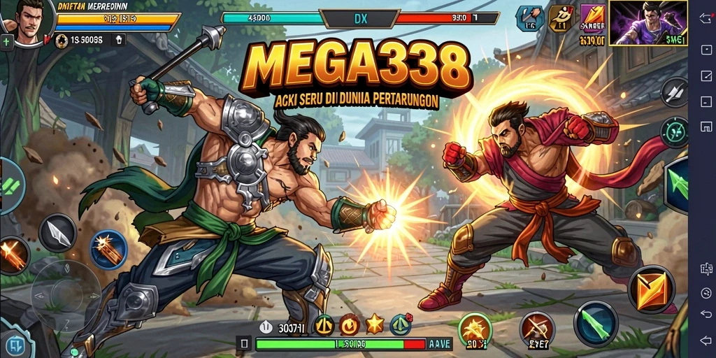 Tampilan gameplay seru dari MEGA338 dengan aksi menegangkan.