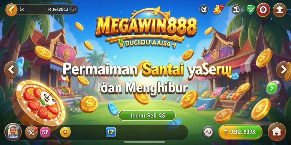 Screenshot gameplay MEGAWIN888 yang menarik dan penuh warna.