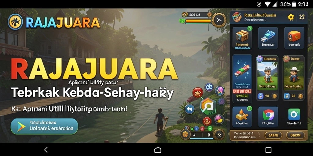Screenshot utama RAJAJUARA menampilkan antarmuka pengguna yang intuitif.