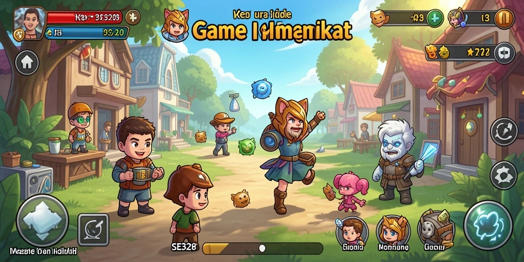 Screenshot SE328 menunjukkan aksi gameplay Idle yang mengasyikkan.
