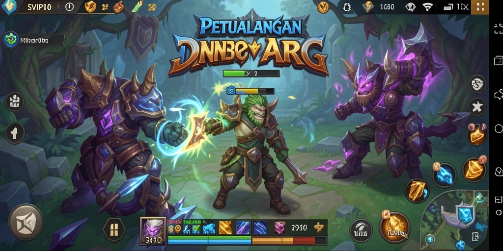 Gameplay seru SVIP10 dengan pertempuran yang menantang.
